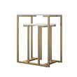 CosmoLiving by Cosmopolitan Camila Nesting Tables/Laptop Desk in White