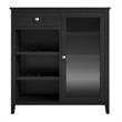 Ameriwood Home Tuxedo Bar Cabinet in Black