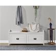 SystemBuild Farmington Entryway Storage Bench in Ivory Pine | Cymax ...