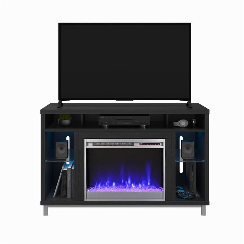 Ameriwood lumina deals fireplace tv stand