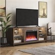 Ameriwood Home Lumina Deluxe Fireplace TV Stand for TVs up to 70