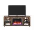 Ameriwood Home Lumina Deluxe Fireplace TV Stand for TVs up to 70