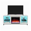 Ameriwood Home Lumina Deluxe Fireplace TV Stand for TVs up to 70