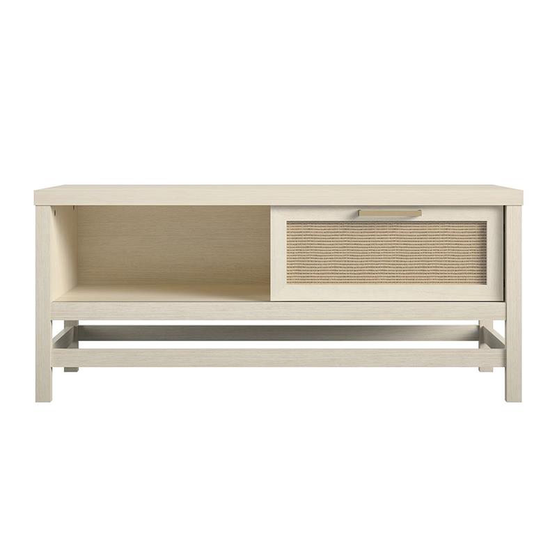 Ameriwood Home Lennon Coffee Table in Ivory Oak