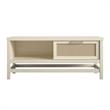 Ameriwood Home Lennon Coffee Table in Ivory Oak