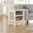Ameriwood Home Lennon Laminated Engineered Wood End Table in Ivory Oak