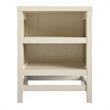 Ameriwood Home Lennon Laminated Engineered Wood End Table in Ivory Oak