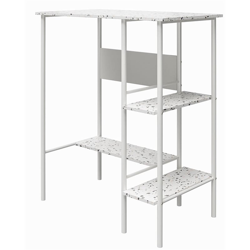 Ameriwood Home Berkeley Standing Desk in Terrazzo