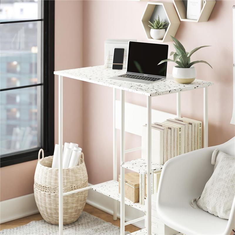 Ameriwood Home Berkeley Standing Desk in Terrazzo