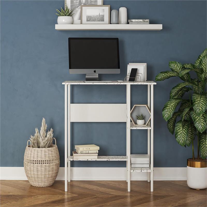 Ameriwood Home Berkeley Standing Desk in Terrazzo
