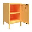 Novogratz Cache Metal Locker End Table in Yellow