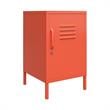 Novogratz Cache Metal Locker End Table in Orange