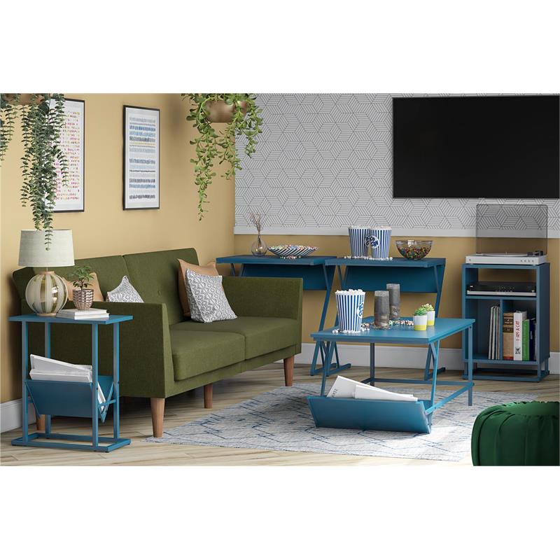 Novogratz Regal Coffee Table in Blue