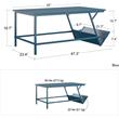 Novogratz Regal Coffee Table in Blue