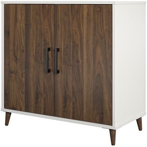 ameriwood home modern accent cabinet in white