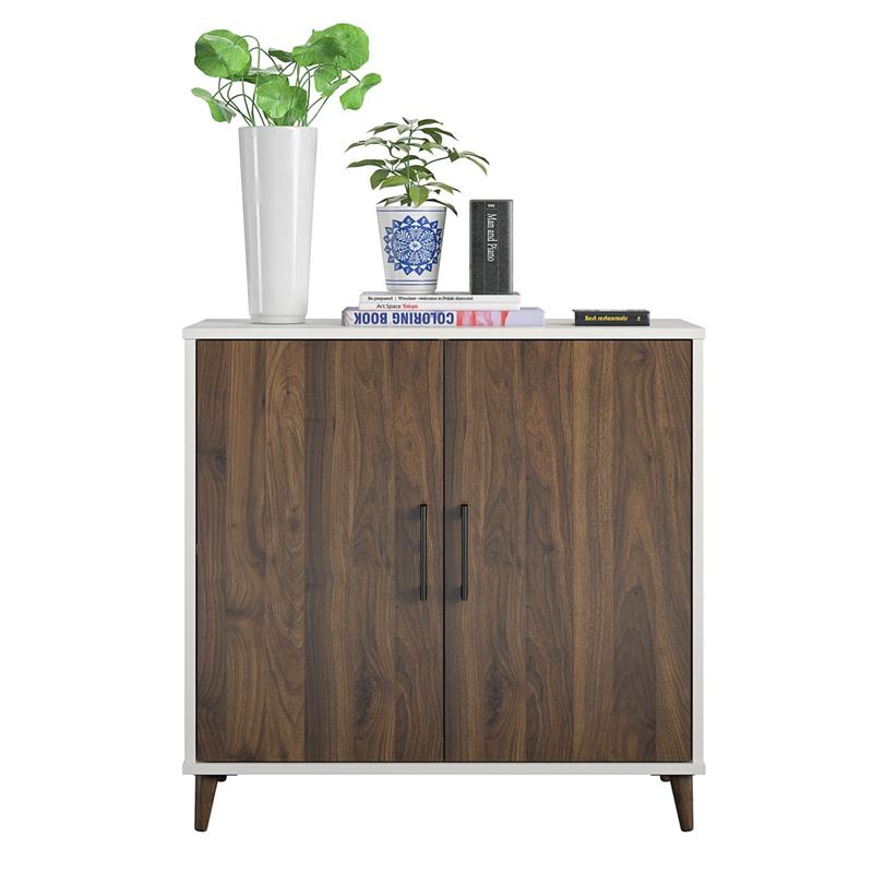 Ameriwood Home Modern Accent Cabinet in White