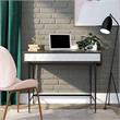CosmoLiving by Cosmopolitan Olivia Computer Desk in Gray Oak