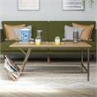 Novogratz Regal Coffee Table in Brown Walnut