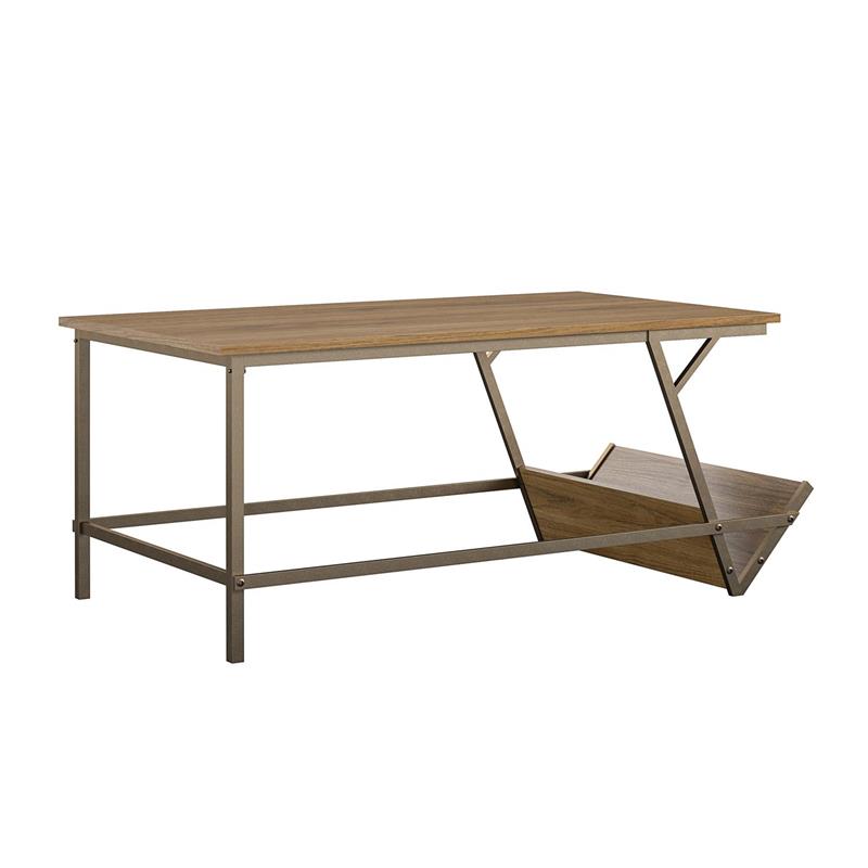 Novogratz Regal Coffee Table in Brown Walnut