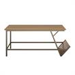 Novogratz Regal Coffee Table in Brown Walnut