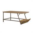 Novogratz Regal Coffee Table in Brown Walnut