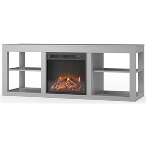 ameriwood home parsons electric fireplace tv stand for tvs up to 65