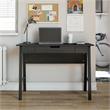 Ameriwood Home Oxford Computer Desk with Drawer in Black Oak