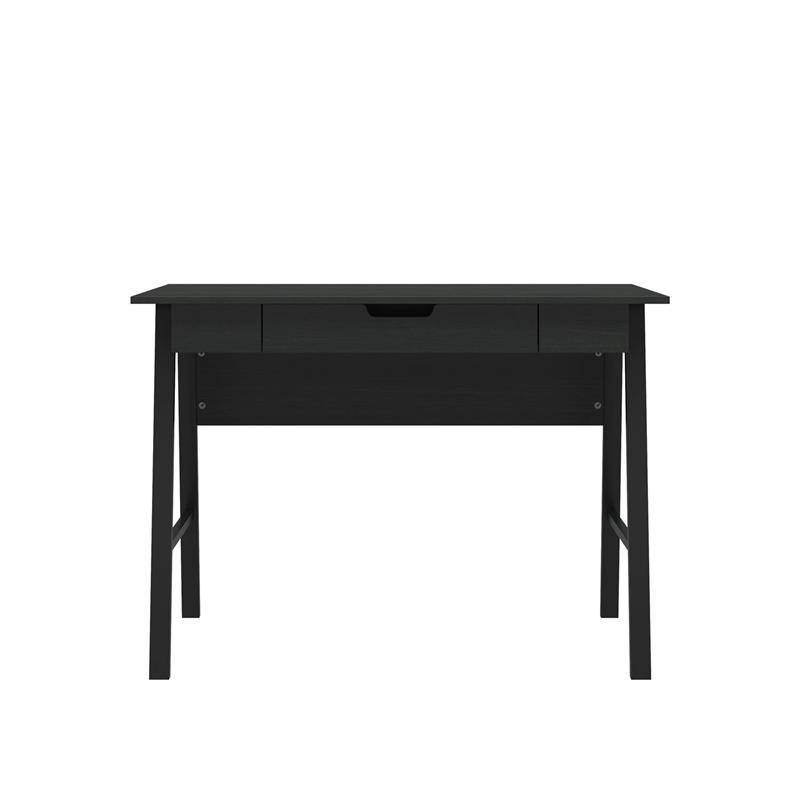 Ameriwood Home Oxford Computer Desk with Drawer in Black Oak