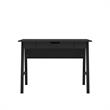 Ameriwood Home Oxford Computer Desk with Drawer in Black Oak