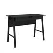 Ameriwood Home Oxford Computer Desk with Drawer in Black Oak