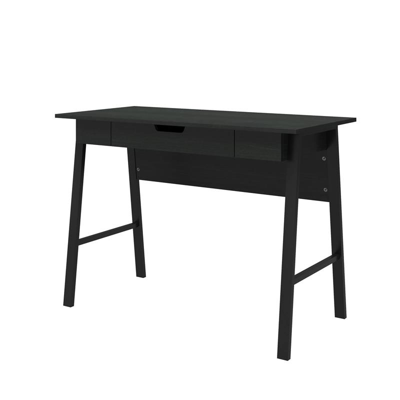 Ameriwood Home Oxford Computer Desk with Drawer in Black Oak