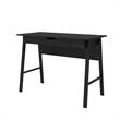 Ameriwood Home Oxford Computer Desk with Drawer in Black Oak