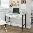Ameriwood Home Oxford Computer Desk with Drawer in White/Black