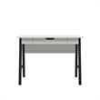 Ameriwood Home Oxford Computer Desk with Drawer in White/Black