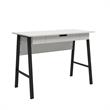 Ameriwood Home Oxford Computer Desk with Drawer in White/Black