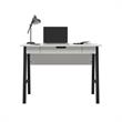 Ameriwood Home Oxford Computer Desk with Drawer in White/Black