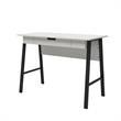 Ameriwood Home Oxford Computer Desk with Drawer in White/Black