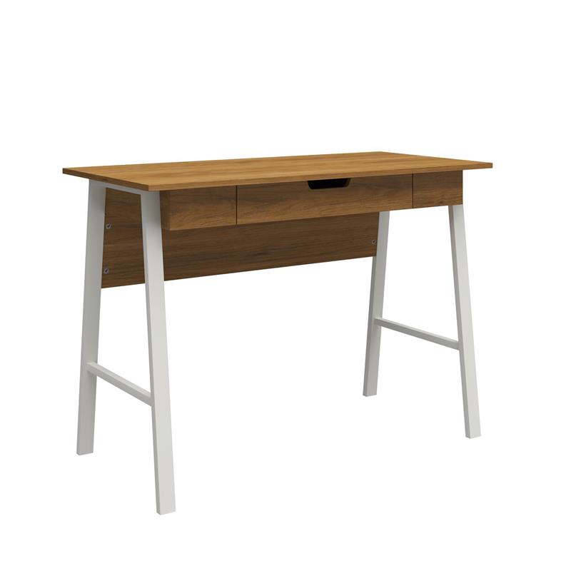 Ameriwood Home Oxford Computer Desk with Drawer in Walnut