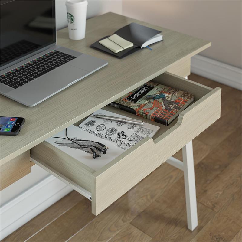 Ameriwood Home Oxford Computer Desk with Drawer in Pale Oak