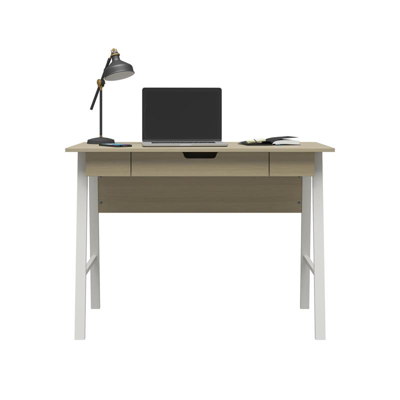 Ameriwood Home Oxford Computer Desk with Drawer in Pale Oak