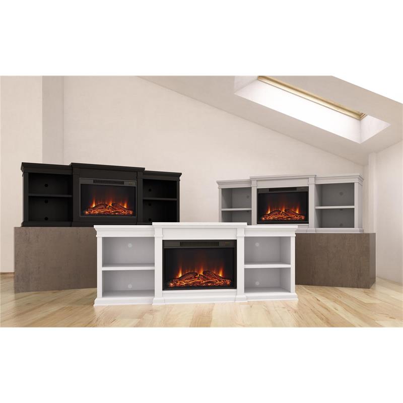 Ameriwood Home Manchester Electric Fireplace TV Stand for TVs up to 70