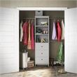 Systembuild Beckett Closet Storage Organizer in Dove Gray