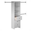 Systembuild Beckett Closet Storage Organizer in Dove Gray