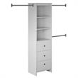 Systembuild Beckett Closet Storage Organizer in Dove Gray