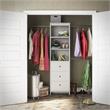 Systembuild Beckett Closet Storage Organizer in White