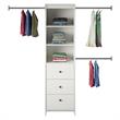 Systembuild Beckett Closet Storage Organizer in White