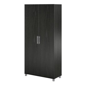 Systembuild Evolution Camberly 36&quot Storage Cabinet in Black Oak