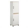 SystemBuild Whitmore 2 Door Kitchen Pantry Cabinet in White