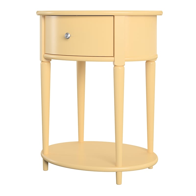 Ameriwood Home Aurora End Table in Pale Yellow