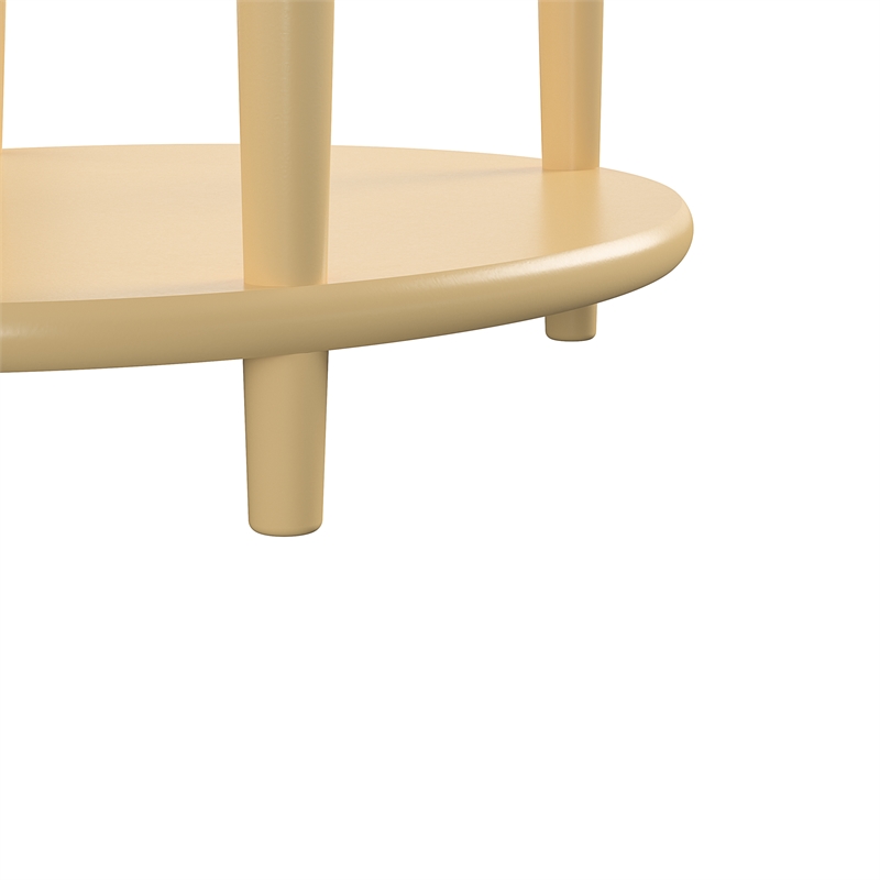 Ameriwood Home Aurora End Table in Pale Yellow